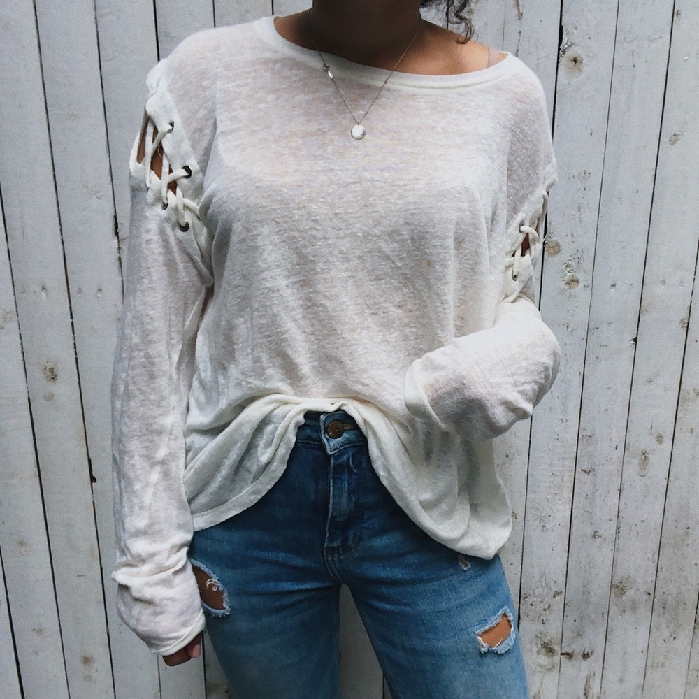 White sweater